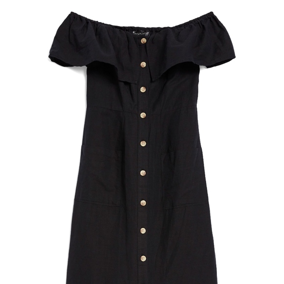 SOLD -BNWT Topshop Bardot linen dress - Picture 6 of 7